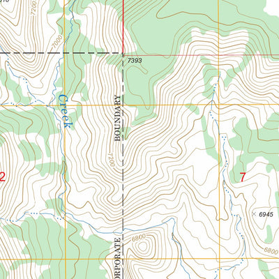 US Forest Service - Topo Boulder Town, UT FSTopo Legacy digital map