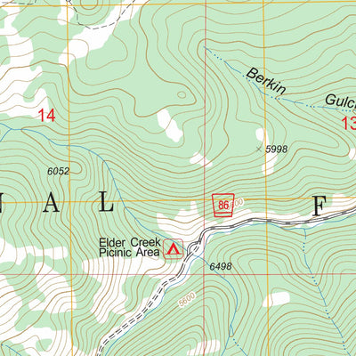 US Forest Service - Topo Boulder West, MT FSTopo Legacy digital map