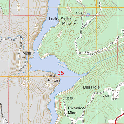 US Forest Service - Topo Boundary Dam, WA FSTopo Legacy digital map