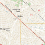 US Forest Service - Topo Boundary Peak, NV - CA FSTopo Legacy digital map