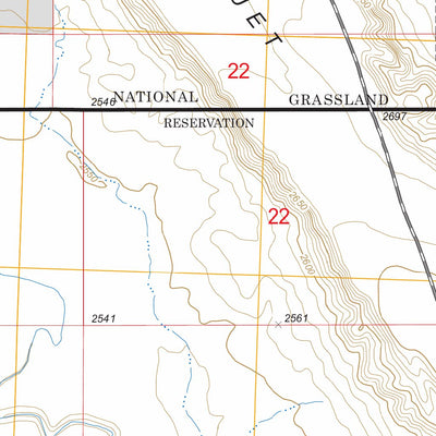 US Forest Service - Topo Bouquet Table, SD FSTopo Legacy digital map