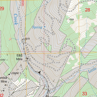 US Forest Service - Topo Bourne, OR FSTopo Legacy digital map