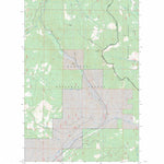 US Forest Service - Topo Bowen Lake, MT FSTopo Legacy digital map