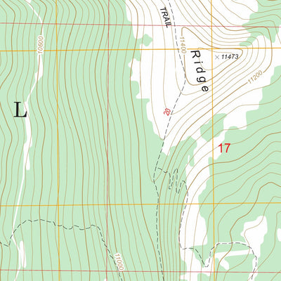 US Forest Service - Topo Bowen Mountain, CO FSTopo Legacy digital map