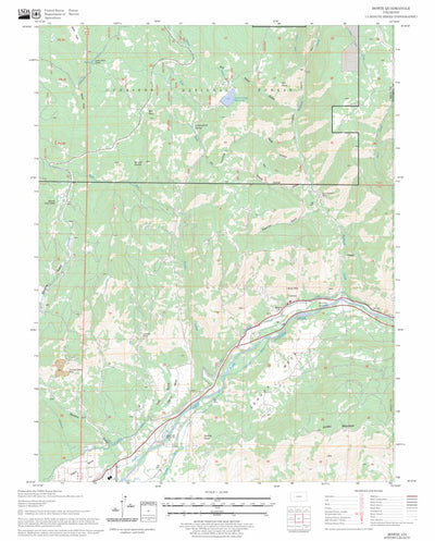 US Forest Service - Topo Bowie, CO FSTopo Legacy digital map