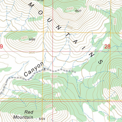 US Forest Service - Topo Bowie Mountain South, AZ FSTopo Legacy digital map