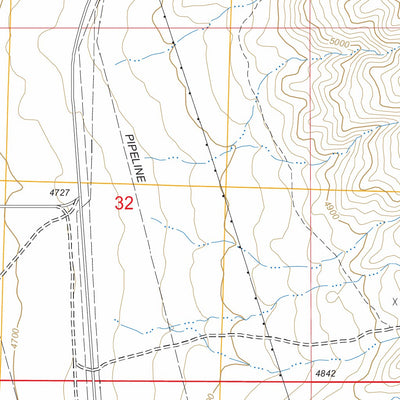 US Forest Service - Topo Bowler, MT FSTopo Legacy digital map