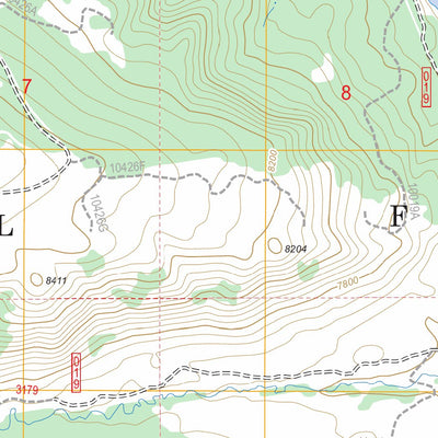 US Forest Service - Topo Box Canyon Creek, WY FSTopo Legacy digital map