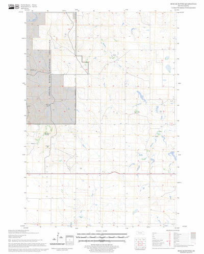 US Forest Service - Topo Boxcar Buttes, SD FSTopo Legacy digital map