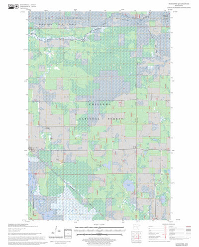 US Forest Service - Topo Boy River, MN FSTopo Legacy digital map