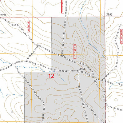 US Forest Service - Topo Boyce Creek West, ND FSTopo Legacy digital map