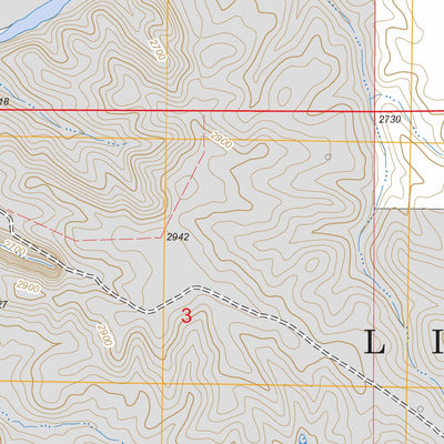 US Forest Service - Topo Boyce Creek West, ND FSTopo Legacy digital map