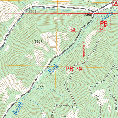 US Forest Service - Topo Boyd Mountain, MT FSTopo Legacy digital map
