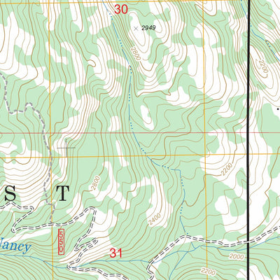 US Forest Service - Topo Boyds, WA FSTopo Legacy digital map