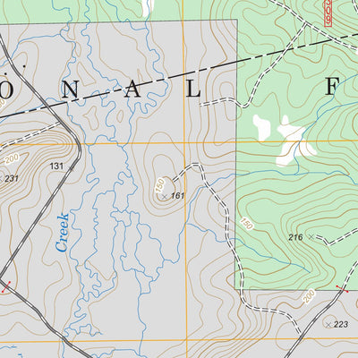 US Forest Service - Topo Boykin Spring, TX FSTopo Legacy digital map