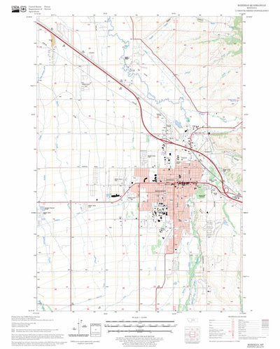 US Forest Service - Topo Bozeman, MT FSTopo Legacy digital map
