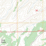US Forest Service - Topo Braae, WY FSTopo Legacy digital map