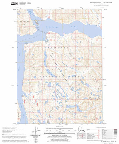 US Forest Service - Topo Bradfield Canal A-6, AK FSTopo Legacy digital map