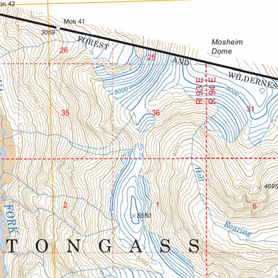 US Forest Service - Topo Bradfield Canal B-3, AK FSTopo Legacy digital map