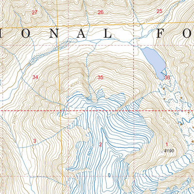 US Forest Service - Topo Bradfield Canal B-4, AK FSTopo Legacy digital map