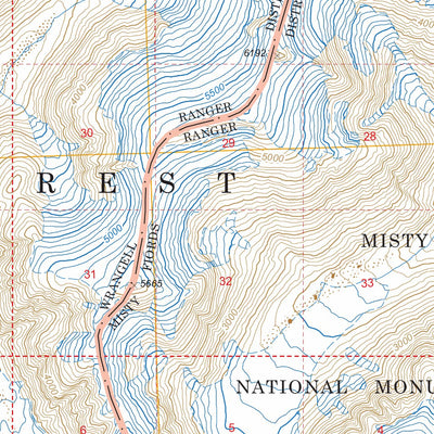 US Forest Service - Topo Bradfield Canal B-4, AK FSTopo Legacy digital map