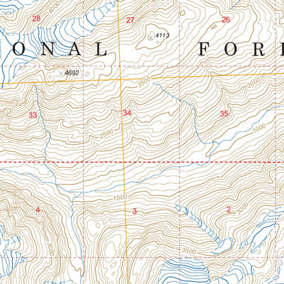 US Forest Service - Topo Bradfield Canal B-5, AK FSTopo Legacy digital map