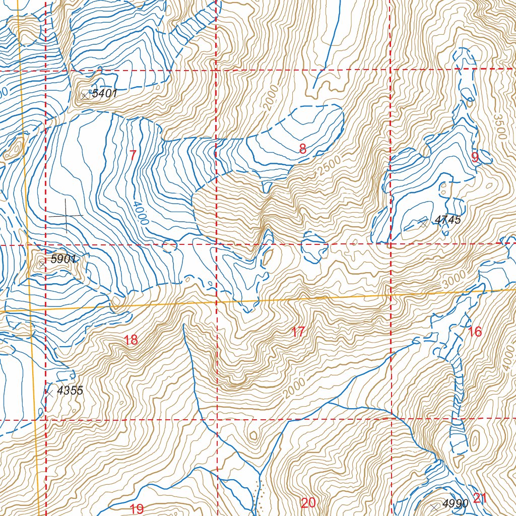 Ancal Maps Bradfield Canal B-6, AK FSTopo Legacy Map by US Forest Service - Topo ...