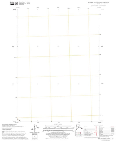 US Forest Service - Topo Bradfield Canal C-4, AK FSTopo Legacy digital map