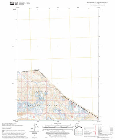 US Forest Service - Topo Bradfield Canal C-5, AK FSTopo Legacy digital map