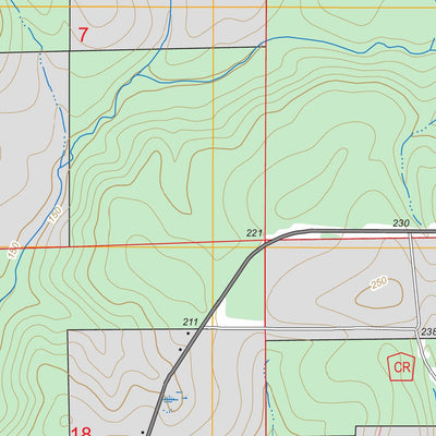 US Forest Service - Topo Bradley, AL FSTopo Legacy digital map