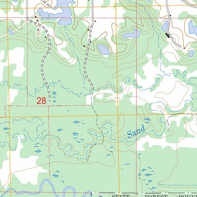 US Forest Service - Topo Bradley, MS FSTopo Legacy digital map