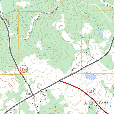 US Forest Service - Topo Bradley, SC FSTopo Legacy digital map