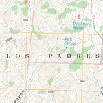 US Forest Service - Topo Branch Mountain, CA FSTopo Legacy digital map