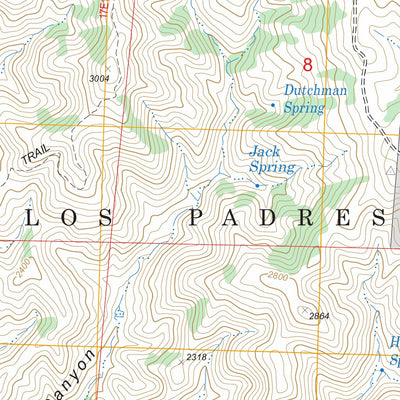 US Forest Service - Topo Branch Mountain, CA FSTopo Legacy digital map