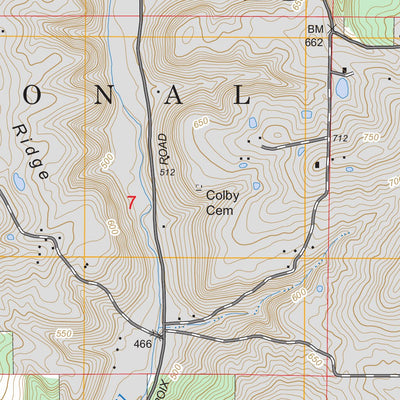 US Forest Service - Topo Branchville, IN FSTopo Legacy digital map