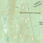US Forest Service - Topo Brandon, VT FSTopo Legacy digital map