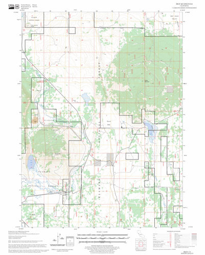 US Forest Service - Topo Bray, CA FSTopo Legacy digital map
