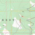US Forest Service - Topo Brays Canyon, MT FSTopo Legacy digital map