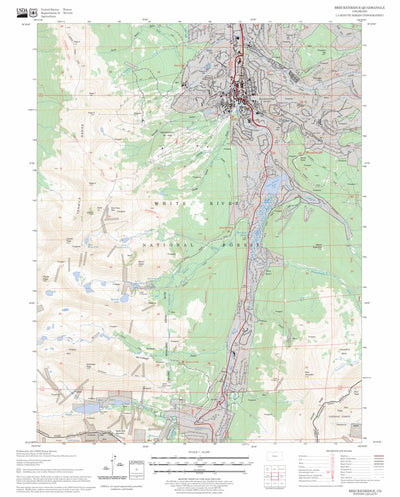 US Forest Service - Topo Breckenridge, CO FSTopo Legacy digital map