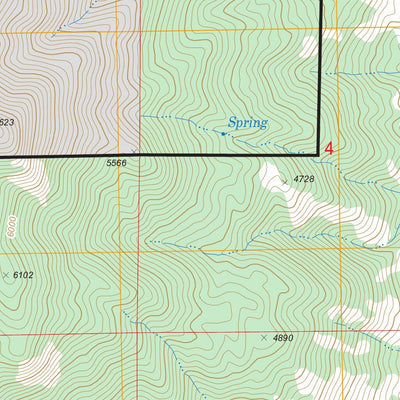 US Forest Service - Topo Breckenridge Mountain, CA FSTopo Legacy digital map