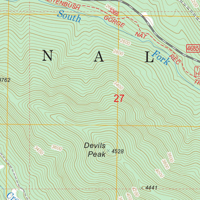 US Forest Service - Topo Breitenbush Hot Springs, OR FSTopo Legacy digital map