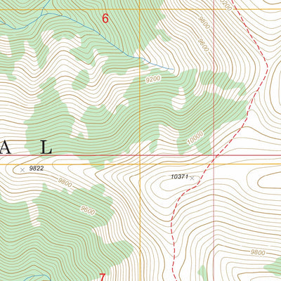US Forest Service - Topo Brewer Canyon, NV FSTopo Legacy digital map