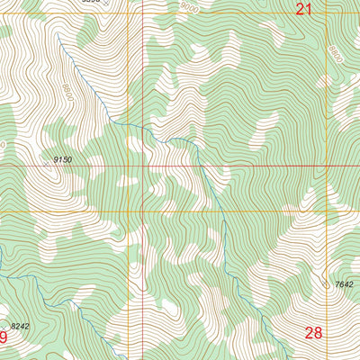 US Forest Service - Topo Brewer Canyon, NV FSTopo Legacy digital map