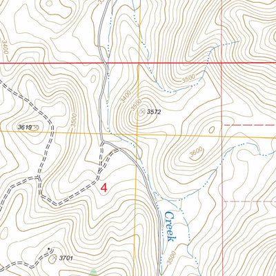 US Forest Service - Topo Brewer Reservoir, OR FSTopo Legacy digital map
