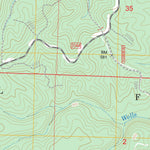 US Forest Service - Topo Briar, MO FSTopo Legacy digital map