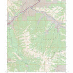 US Forest Service - Topo Bridal Veil Falls, UT FSTopo Legacy digital map
