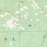 US Forest Service - Topo Bridal Veil Falls, UT FSTopo Legacy digital map
