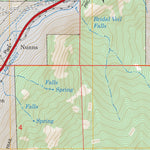 US Forest Service - Topo Bridal Veil Falls, UT FSTopo Legacy digital map