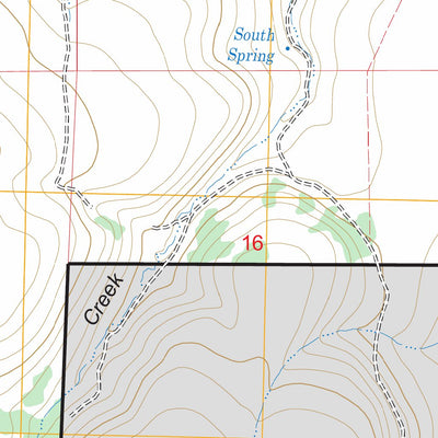 US Forest Service - Topo Bridge Creek Draw, OR FSTopo Legacy digital map