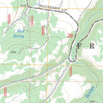 US Forest Service - Topo Bridge Creek Draw, OR FSTopo Legacy digital map